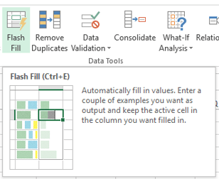 MS excel in Hindi - Flash fill