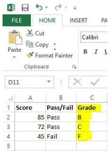 What is IF Formula in MS Excel example steps