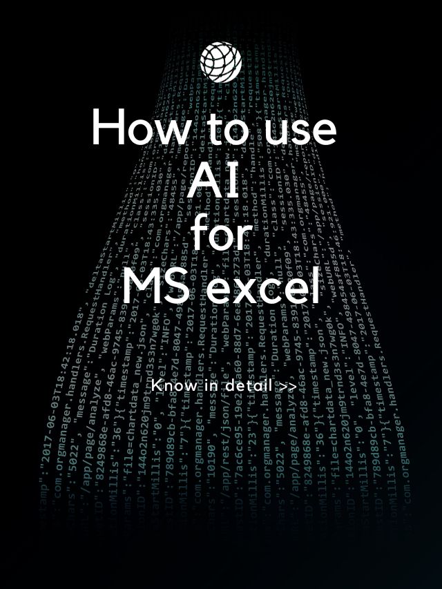 How to use AI fro MS excel