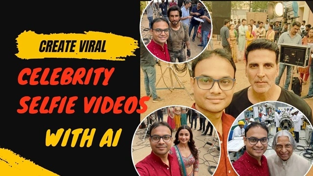 How to Create Viral Celebrity Selfie Videos Using AI